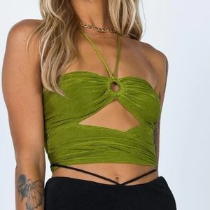 Princess Polly Loriella Ring Detail Crop Top